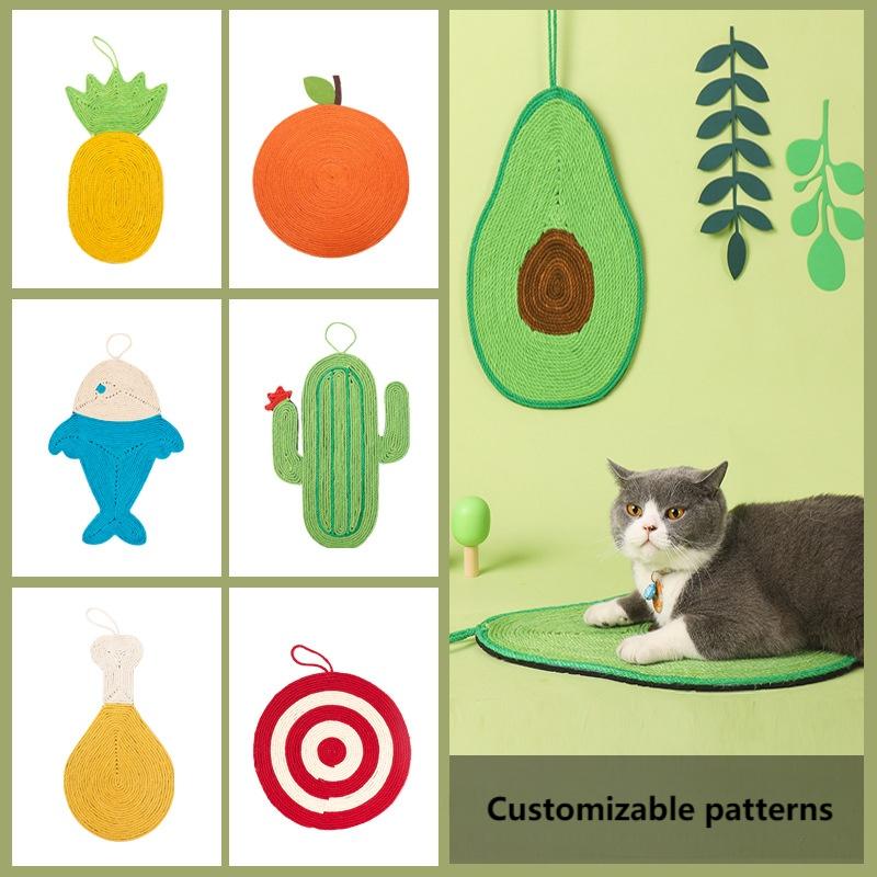 Various cat scratching boards